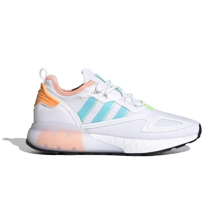 adidas ZX 2K Boost White Hazy Sky Pink (Women's) - authentic adidas sneakers