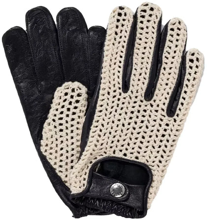 Aime Leon Dore x Porsche 356 Crochet Driving Gloves Navy/White - authentic Aime Leon Dore product