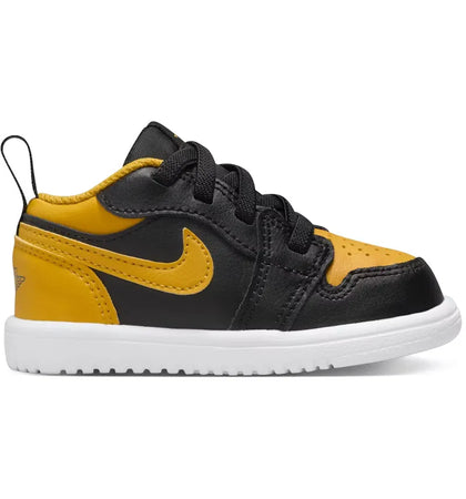 Jordan 1 Low ALT Black White Yellow Ochre (TD) - authentic Jordan sneakers