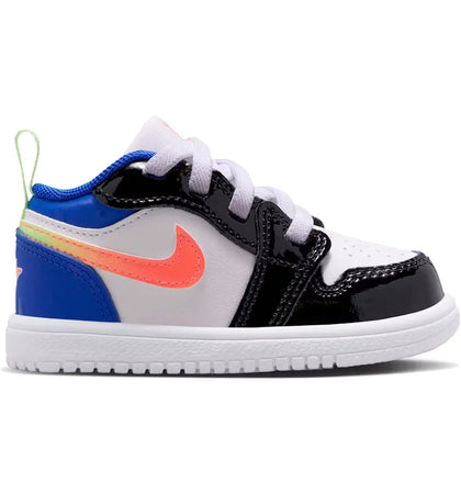 Jordan 1 Low ALT SE White Black Royal Bright Mango (TD) - authentic Jordan sneakers