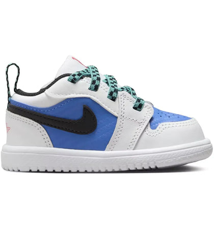 Jordan 1 Low ALT SE White Hyper Royal Hyper Jade Black (TD) - authentic Jordan sneakers