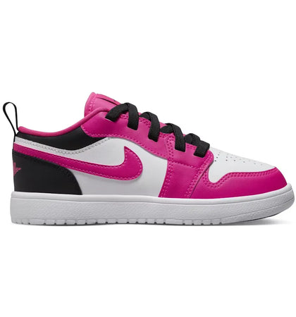 Jordan 1 Low ALT White Black Fierce Pink (PS) - authentic Jordan sneakers