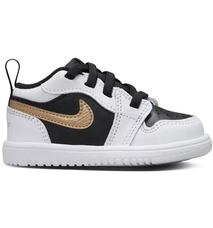 Jordan 1 Low ALT White Black Metallic Gold (TD) - authentic Jordan sneakers