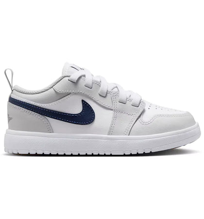 Jordan 1 Low ALT White Neutral Grey Gum Medium Brown Midnight Navy (PS) - authentic Jordan sneakers