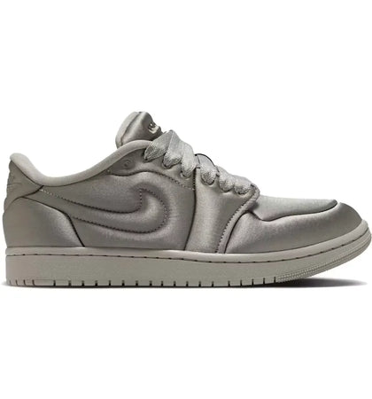Jordan 1 Low Method of Make Satin Medium Grey (Women's) - authentic Jordan sneakers