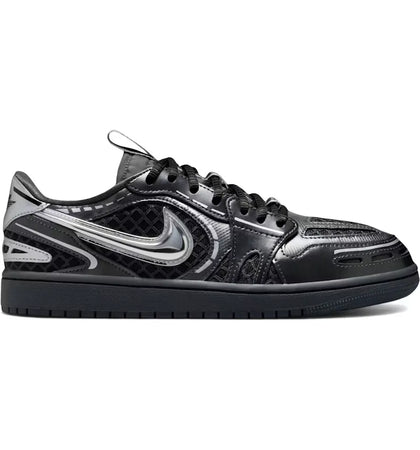 Jordan 1 Low Method of Make V3 Black Metallic Silver (Women's) - authentic Jordan sneakers