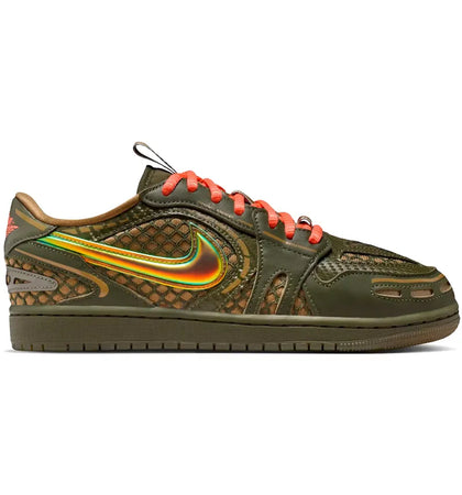 Jordan 1 Low Method of Make V3 Brown Kelp Cargo Khaki (Women's) - authentic Jordan sneakers