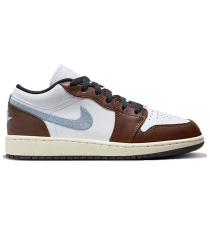 Jordan 1 Low Mocha Blue Grey (GS) - authentic Jordan sneakers