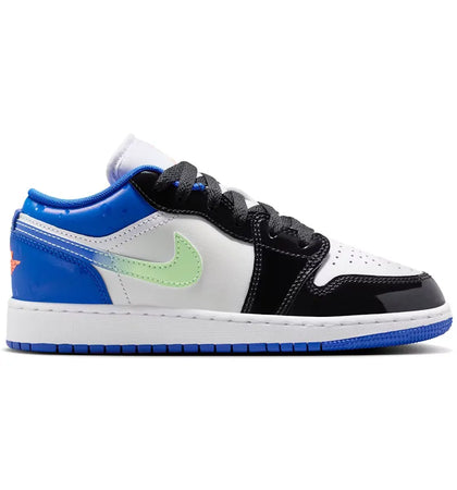 Jordan 1 Low SE Game Royal Black Bright Mango (GS) - authentic Jordan sneakers