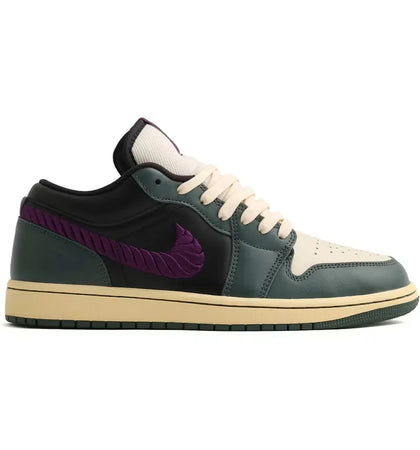 Jordan 1 Low SE Vintage Green Night Purple - authentic Jordan sneakers