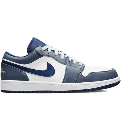 Jordan 1 Low Slate Blue Navy (GS) - authentic Jordan sneakers