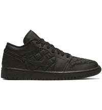 Jordan 1 Low Triple Black Quilted (Women's)