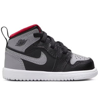 Jordan 1 Mid ALT Black Fire Red White Cement Grey (TD)