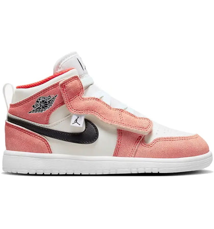 Jordan 1 Mid Alt SE Orange Suede (PS) - authentic Jordan sneakers