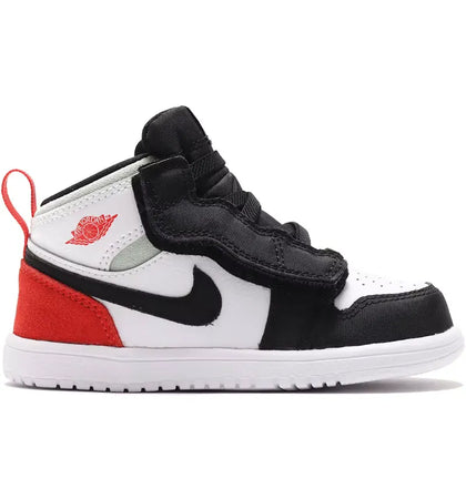 Jordan 1 Mid Alt White Black Red Spruce (TD) - authentic Jordan sneakers