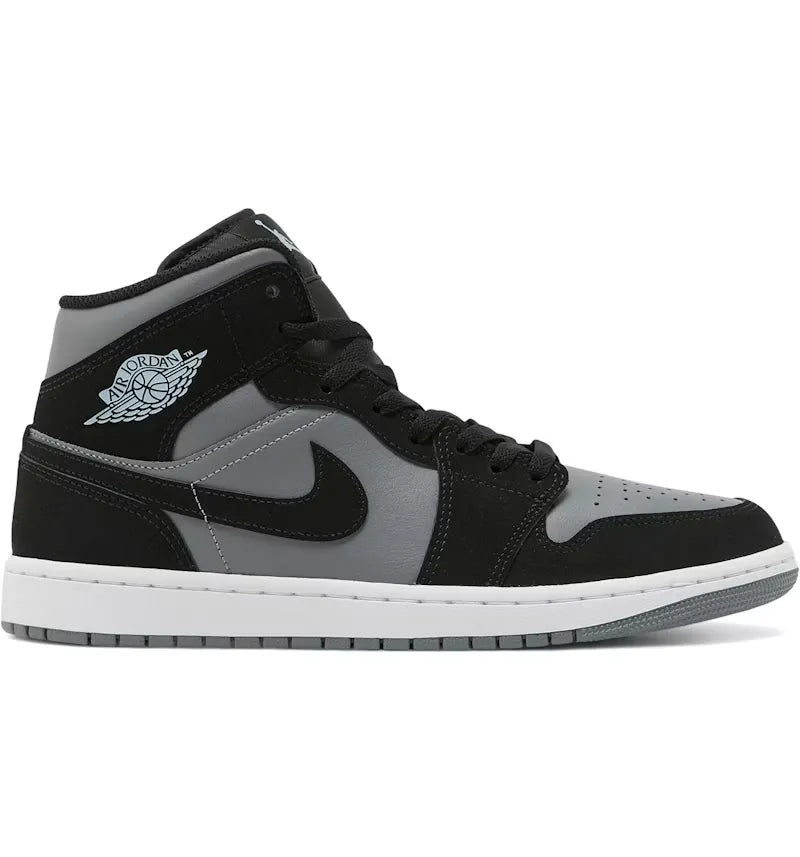 Jordan 1 Mid Black Cool Grey Light Armoury Blue - vue 360