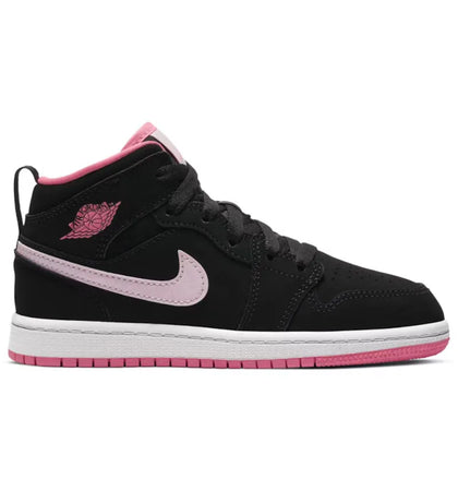 Jordan 1 Mid Black Digital Pink (PS) - authentic Jordan sneakers