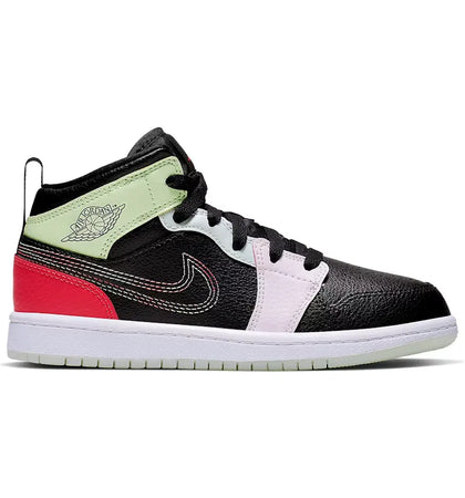 Jordan 1 Mid Glow-In-The-Dark (PS) - authentic Jordan sneakers