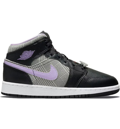 Jordan 1 Mid SE Houndstooth (GS) - authentic Jordan sneakers