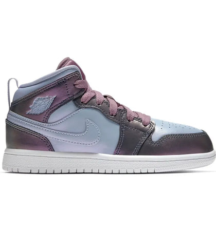 Jordan 1 Mid Monsoon Blue (PS) - authentic Jordan sneakers