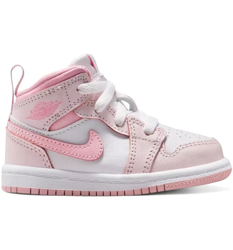 Jordan 1 Mid Pearl Pink White (TD) - vue 360