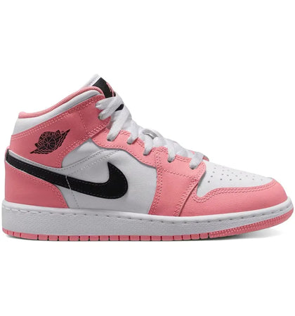 Jordan 1 Mid Pink Gaze (GS) - authentic Jordan sneakers