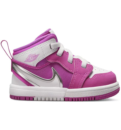 Jordan 1 Mid RM EasyOn Fire Pink White (TD) - authentic Jordan sneakers