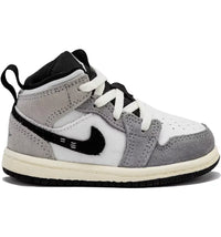Jordan 1 Mid SE Craft White Cement Grey Black (TD)