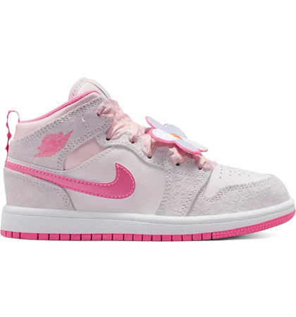 Jordan 1 Mid SE Spring Flowers (PS) - authentic Jordan sneakers
