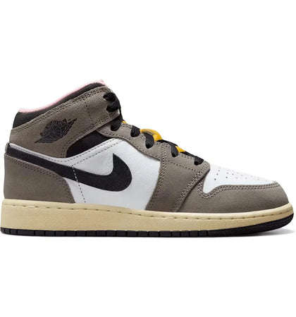 Jordan 1 Mid SE White Cave Stone (GS) - authentic Jordan sneakers