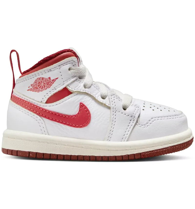 Jordan 1 Mid SE White Dune Red Sail Lobster (TD) - vue 360