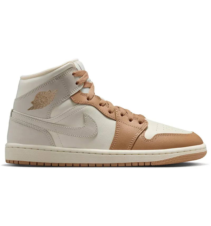 Jordan 1 Mid Tan Toe (Women's) - vue 360