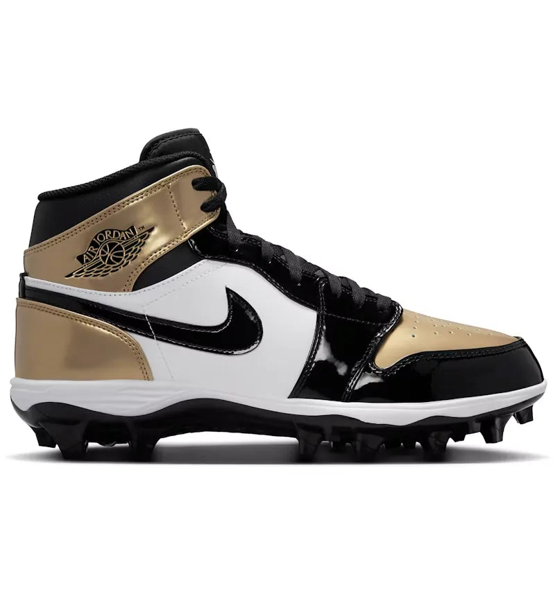 Jordan 1 Mid TD Cleat Gold Toe - vue 360