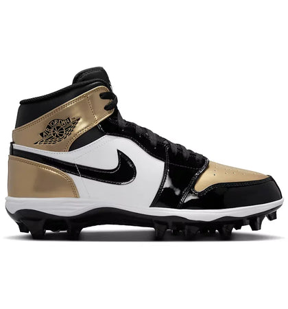 Jordan 1 Mid TD Cleat Gold Toe - authentic Jordan sneakers