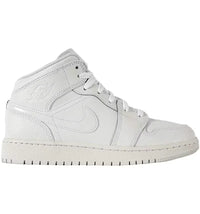 Jordan 1 Mid Triple White (2020) (GS)