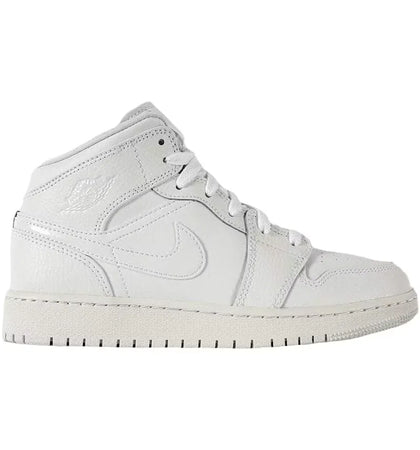 Jordan 1 Mid Triple White (2020) (GS) - authentic Jordan sneakers
