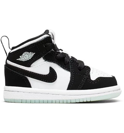Jordan 1 Mid White Black Teal Tint (TD) - authentic Jordan sneakers