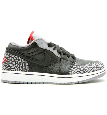 Jordan 1 Phat Low Black Cement (2008) - authentic Jordan sneakers