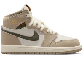 Jordan 1 Retro High OG Khaki (PS) - vue 360