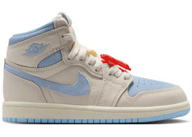 Jordan 1 Retro High OG Pale Ivory Psychic Blue (PS) - vue 360