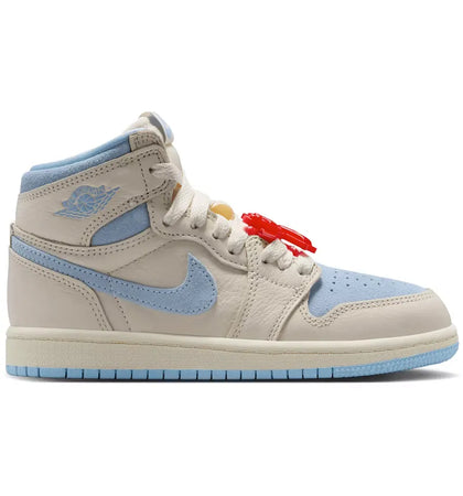 Jordan 1 Retro High OG Pale Ivory Psychic Blue (PS) - authentic Jordan sneakers