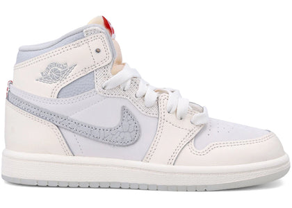 Jordan 1 Retro High OG Sail University Red (PS) - authentic Jordan sneakers