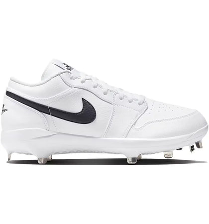 Jordan 1 Retro Low Metal White Black - authentic Jordan sneakers