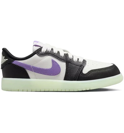 Jordan 1 Retro Low OG Black Raspberry (PS) - authentic Jordan sneakers