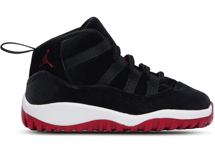 Jordan 11 Retro Bred Velvet (TD) - authentic Jordan sneakers