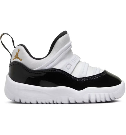 Jordan 11 Retro Little Flex White Black Metallic Gold (TD) - authentic Jordan sneakers