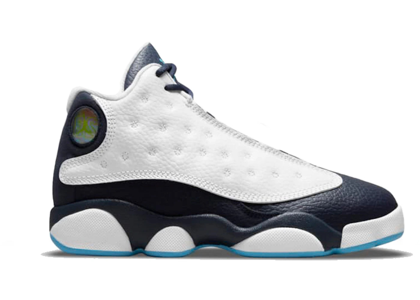 Jordan 13 Retro White Obsidian Powder Blue (PS) - vue 360