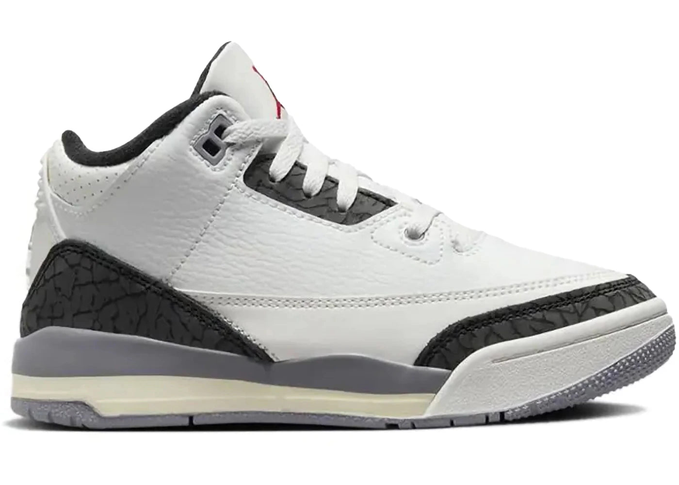 Jordan 3 Retro Cement Grey (PS) - vue 360