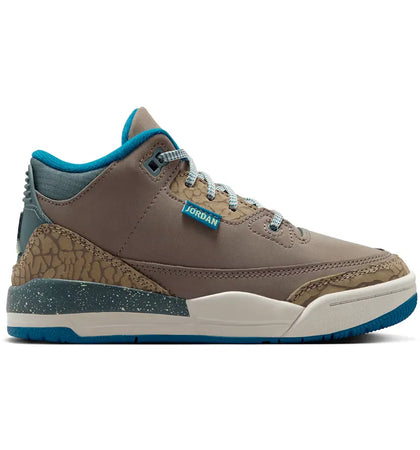 Jordan 3 Retro Olive Grey (PS) - authentic Jordan sneakers