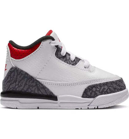 Jordan 3 Retro SE Fire Red Denim (TD) - authentic Jordan sneakers